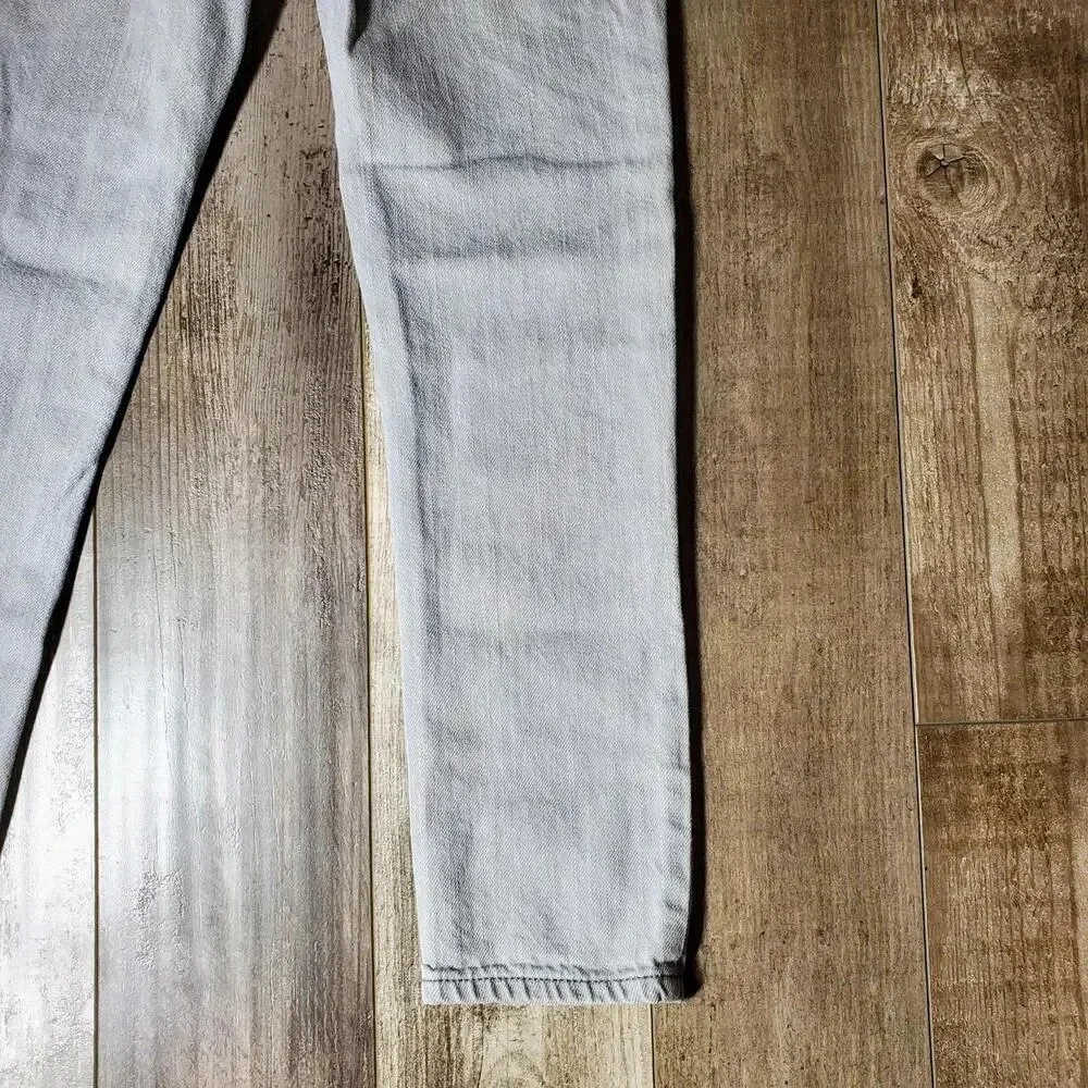 The Children's Place Size 7 Grey Wash Boy's Adjustable Waist Cotton Skinny Jeans